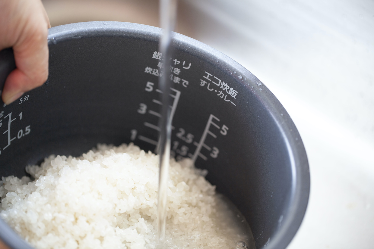 無洗米をふっくら美味しく炊く方法！水加減と炊飯のポイント