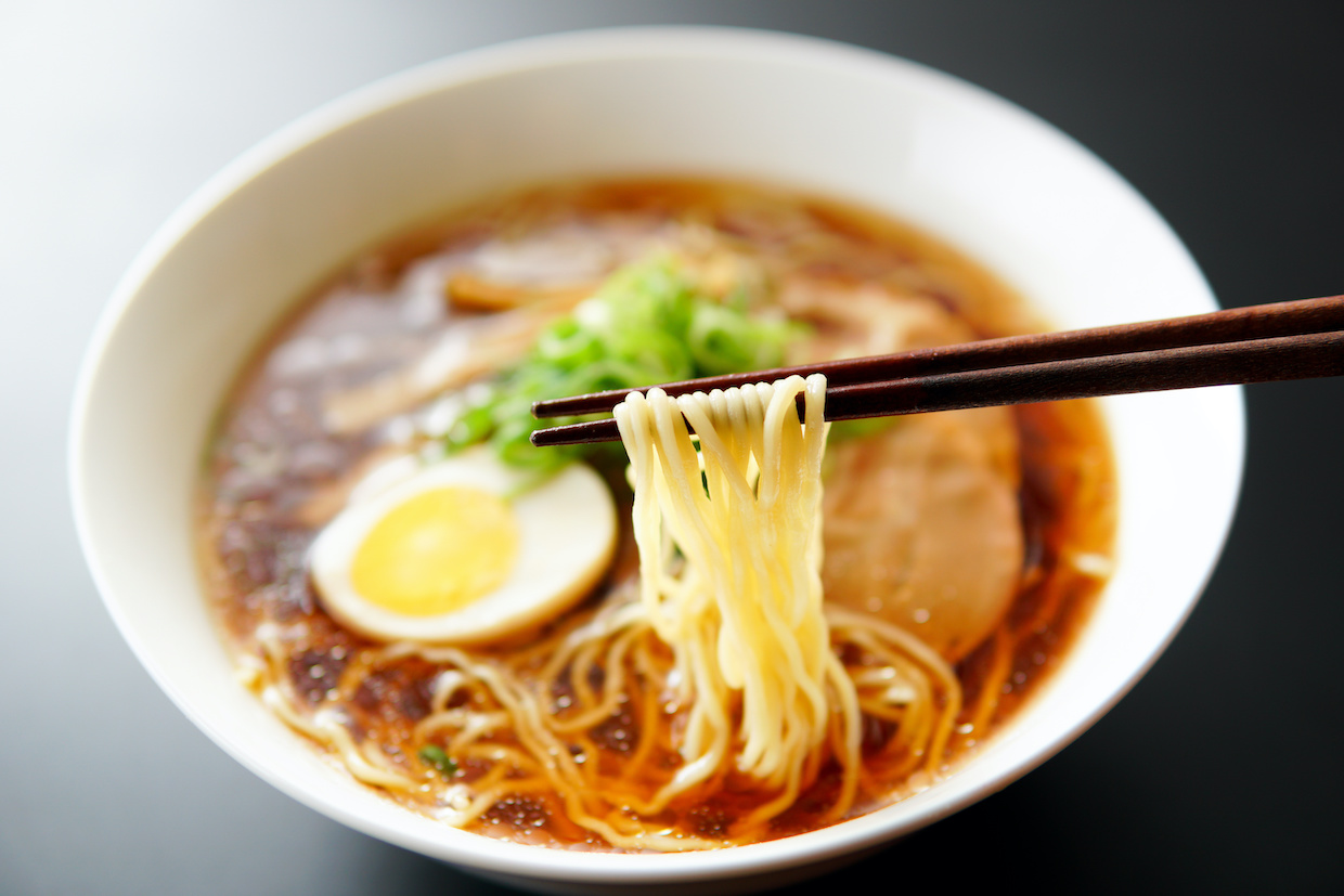 あるものを使って簡単にパスタがラーメンに変身！