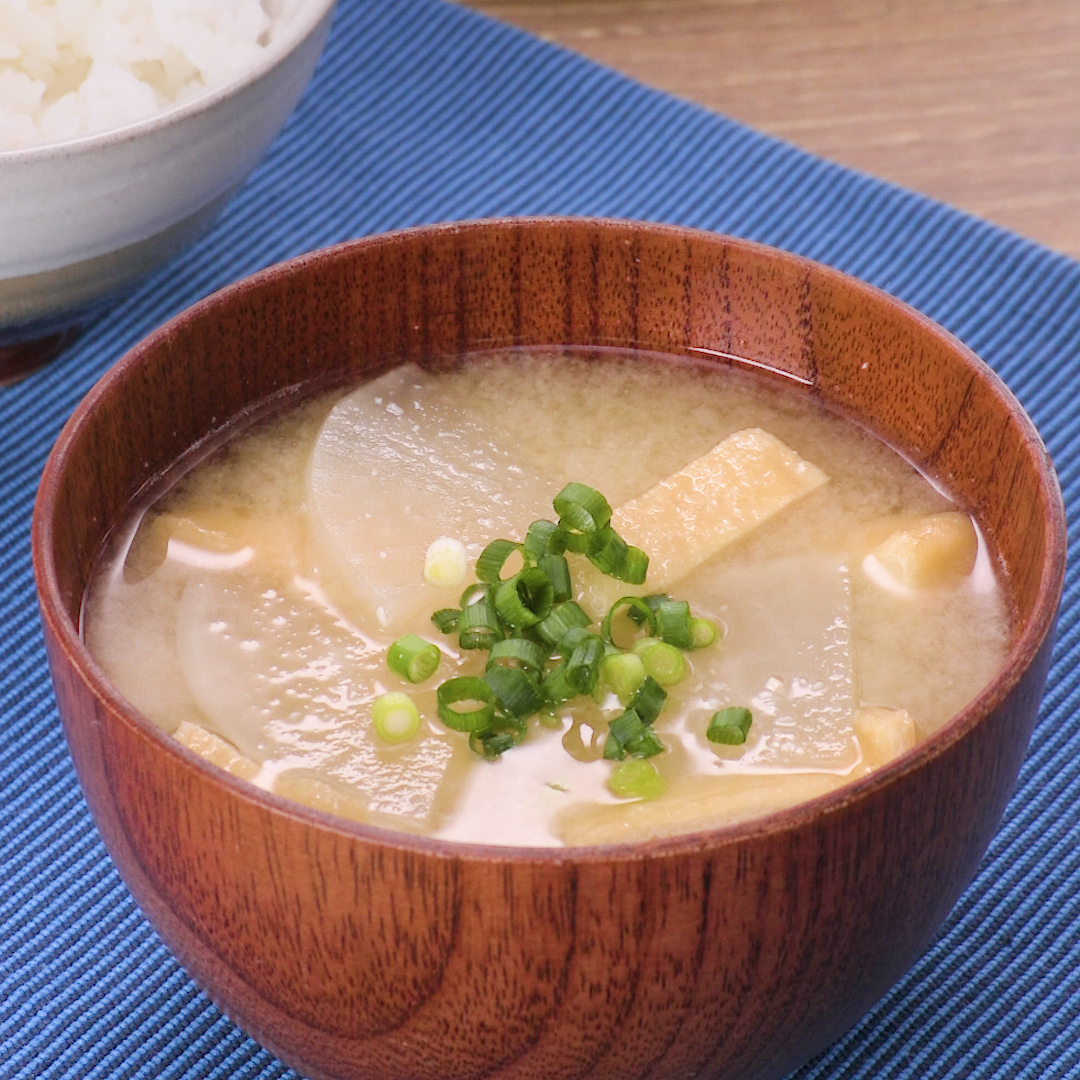 【大根の味噌汁】わかめや油揚げも！人気具材の組み合わせ21選