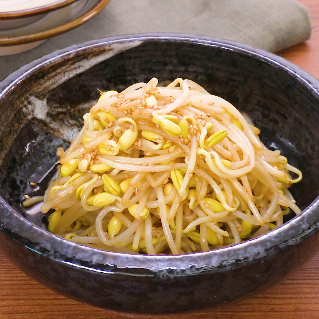 【豆もやしの簡単レシピ】人気のナムルから簡単おかずまで30選