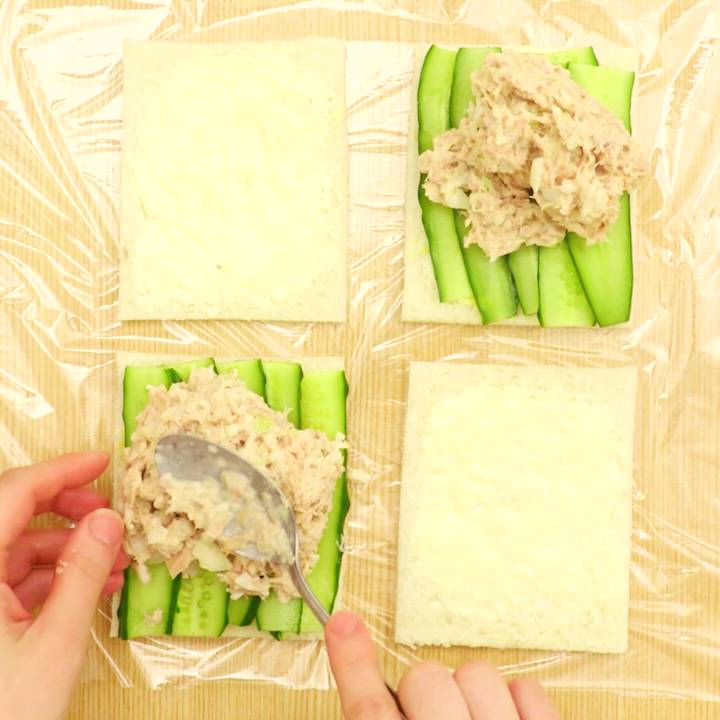 ツナサンド プロフ確認推奨 BLT&ツナ2種贅沢サンド 900円｜サンドブラザーズ - くるめし弁当