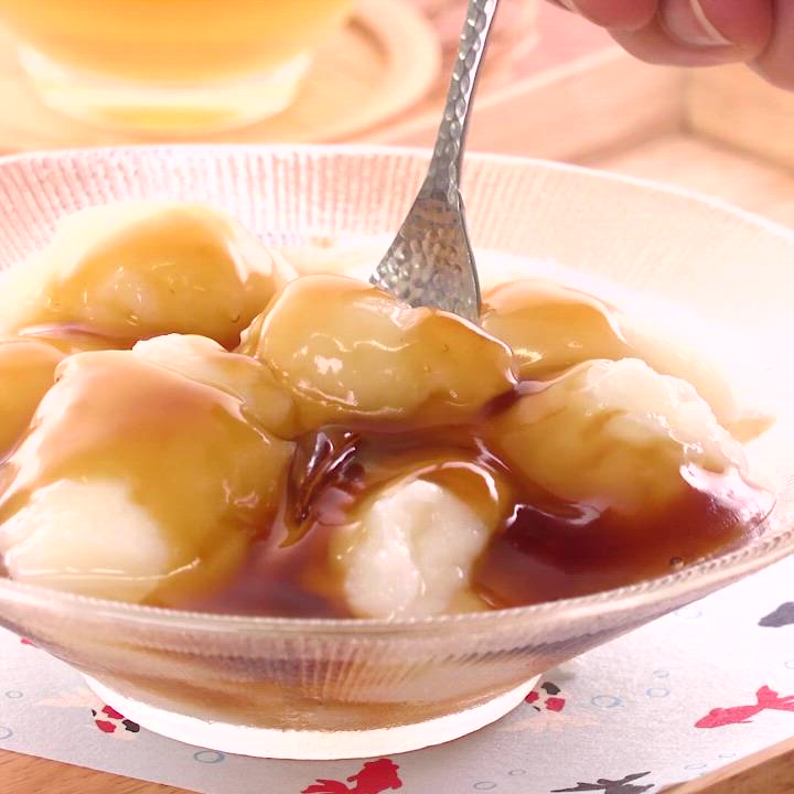 もちぷる簡単おやつ！ みたらし牛乳もちのレシピ動画・作り方 | デ