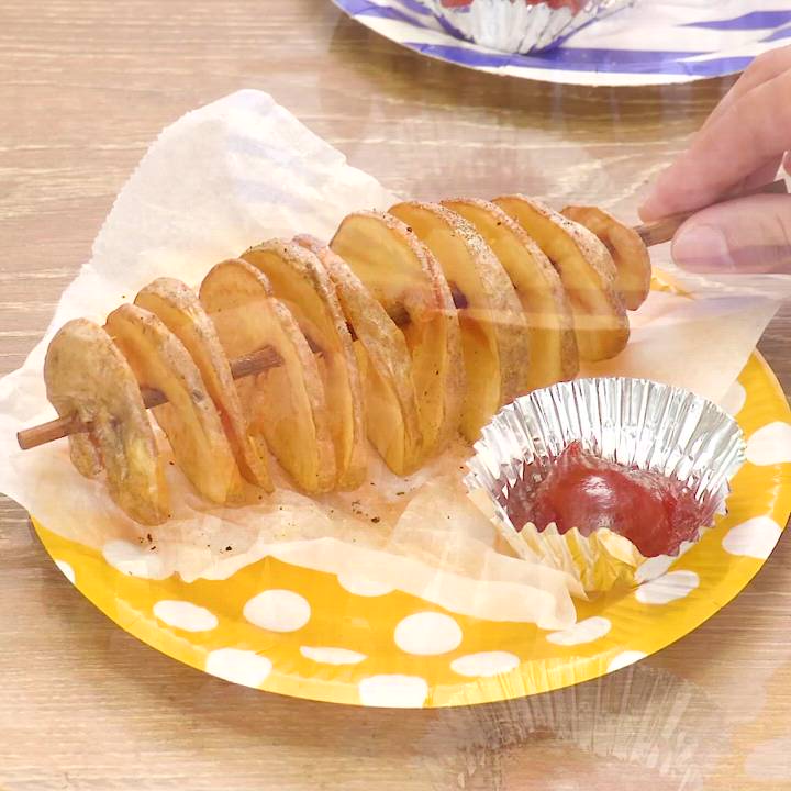 【 30cm 】食品サンプル　グルグルポテト　くるくるポテト　トルネードポテト 40cm 】食品サンプル グルグルポテト くるくるポテト トルネードポテト