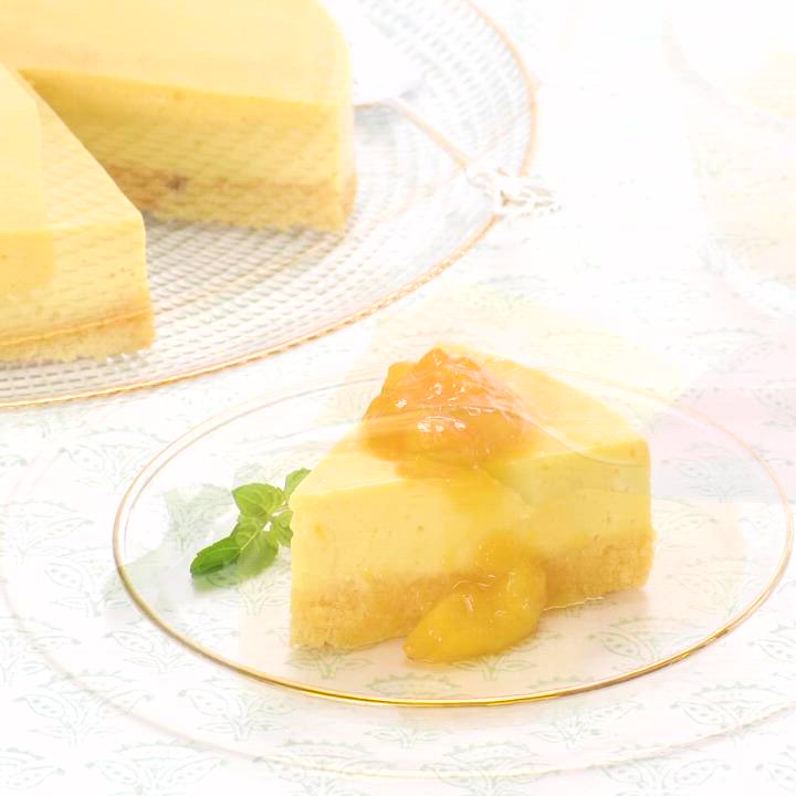 なめらか食感♪ マンゴームースケーキのレシピ動画・作り方 | デ