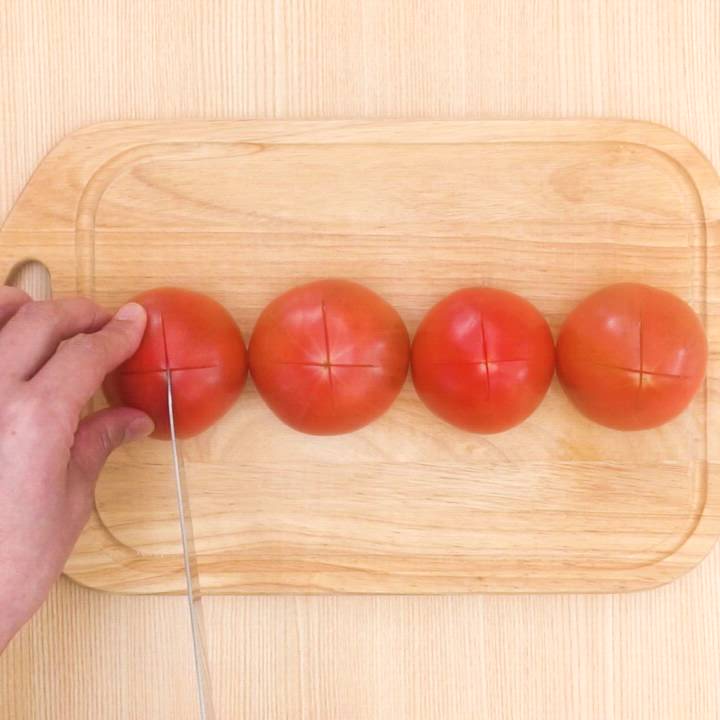 上品なあじわい♪ まるごと冷やしトマトのレシピ動画・作り方 | デ