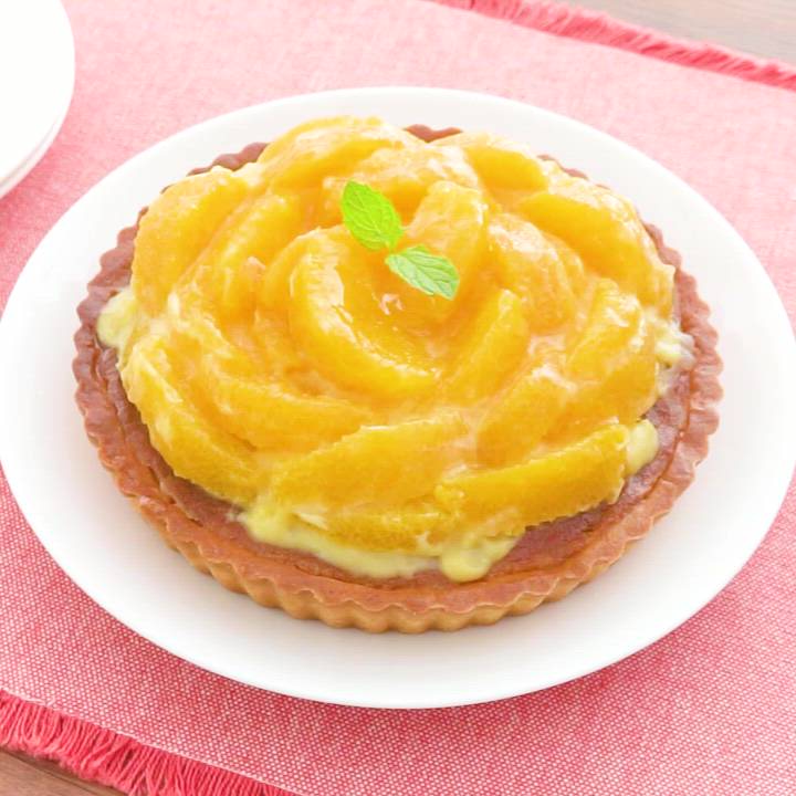 豪華な仕上がり♪ オレンジタルトのレシピ動画・作り方 | デリッシュ
